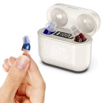 Discreet Rechargeable Hearing Aids with Noise Reduction - Comfortable Design for Mild to Moderate Hearing Loss