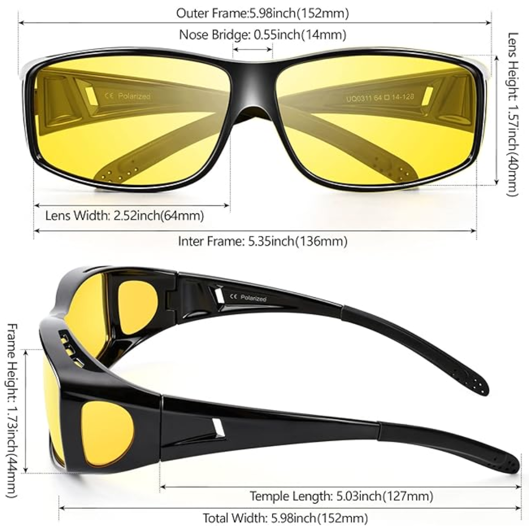 Night Driving Glasses | Anti-Glare, Lightweight, Perfect for Low Light Conditions