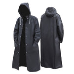 Unisex Long Waterproof Raincoat for Outdoor Adventures