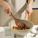 Natural Wood Kitchen Utensils Set