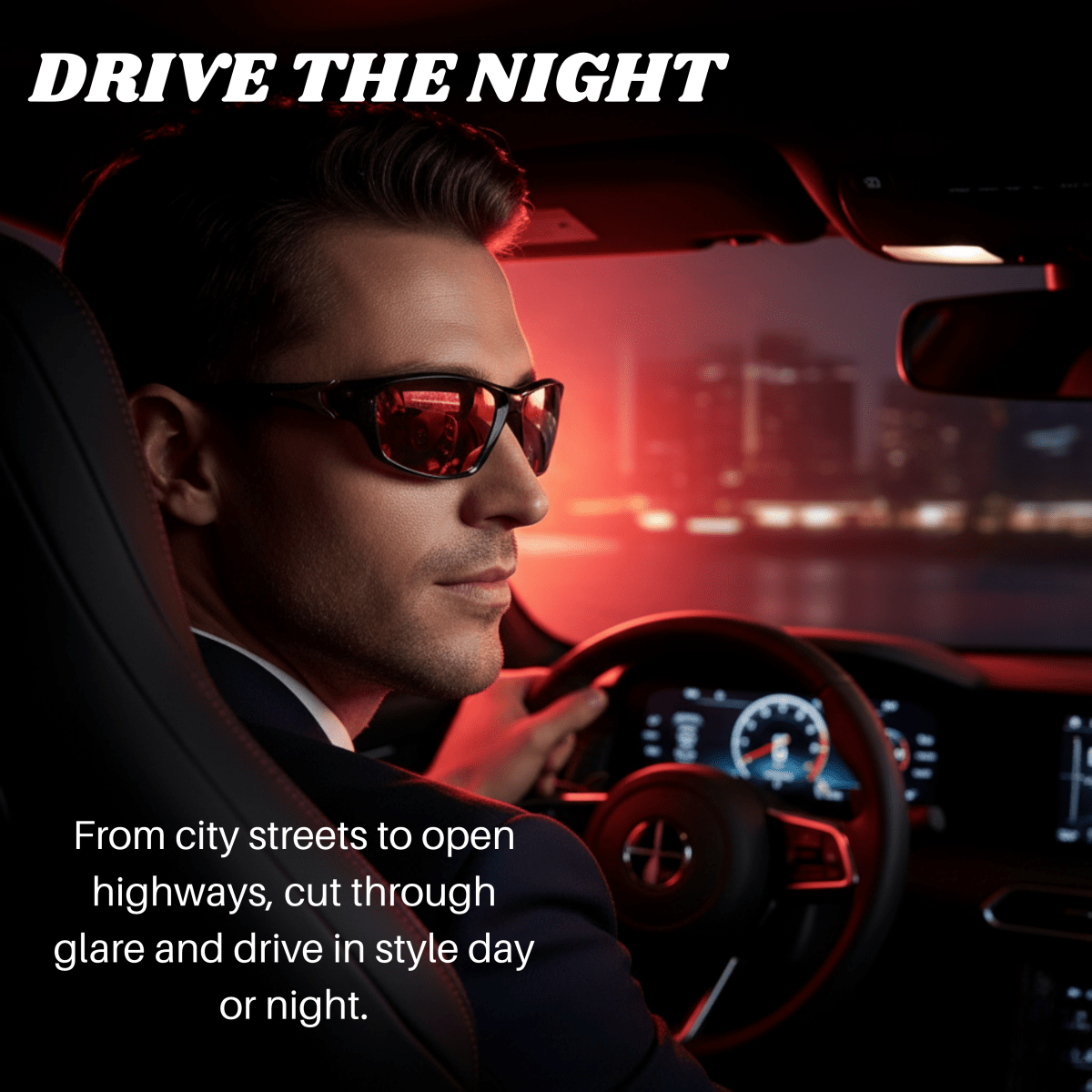 Sports Sunglasses with Polarized Lenses & UV400 Protection