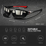 Sports Sunglasses with Polarized Lenses & UV400 Protection