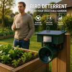 Solar-Powered Bird Deterrent with Animal-Friendly Predator Calls