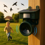 Solar-Powered Bird Deterrent with Animal-Friendly Predator Calls