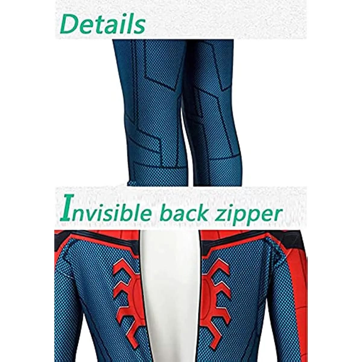 Realistic 3D Superhero Costume with Full-Body Suit and Mask for Flexible Comfort and Immersive Cosplay Experience