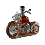Motorcycle-Themed Glass Whisky Decanter for Bar Decor