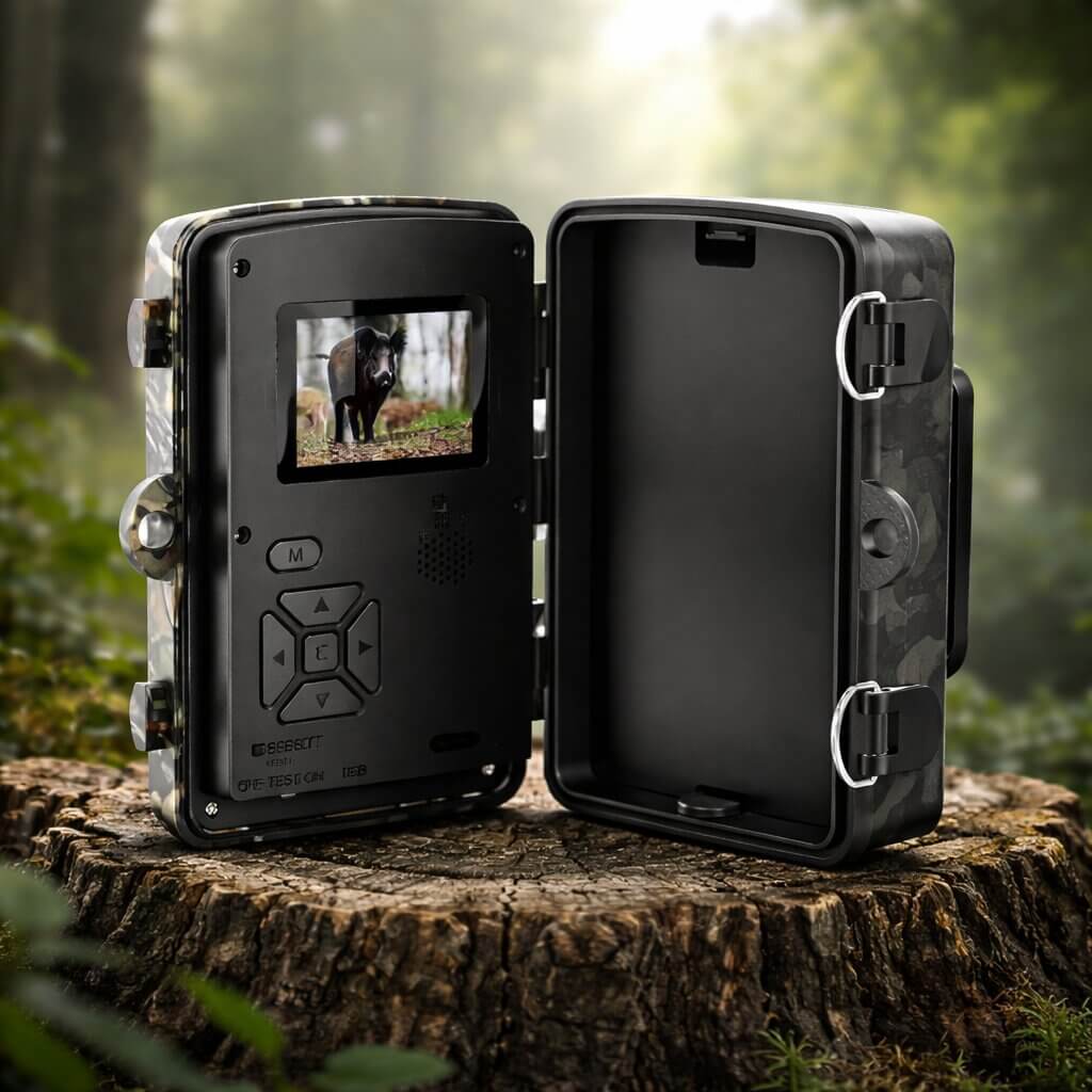 Night Vision Wildlife Camera with Motion Detection | Weatherproof Design | Forest Guardian