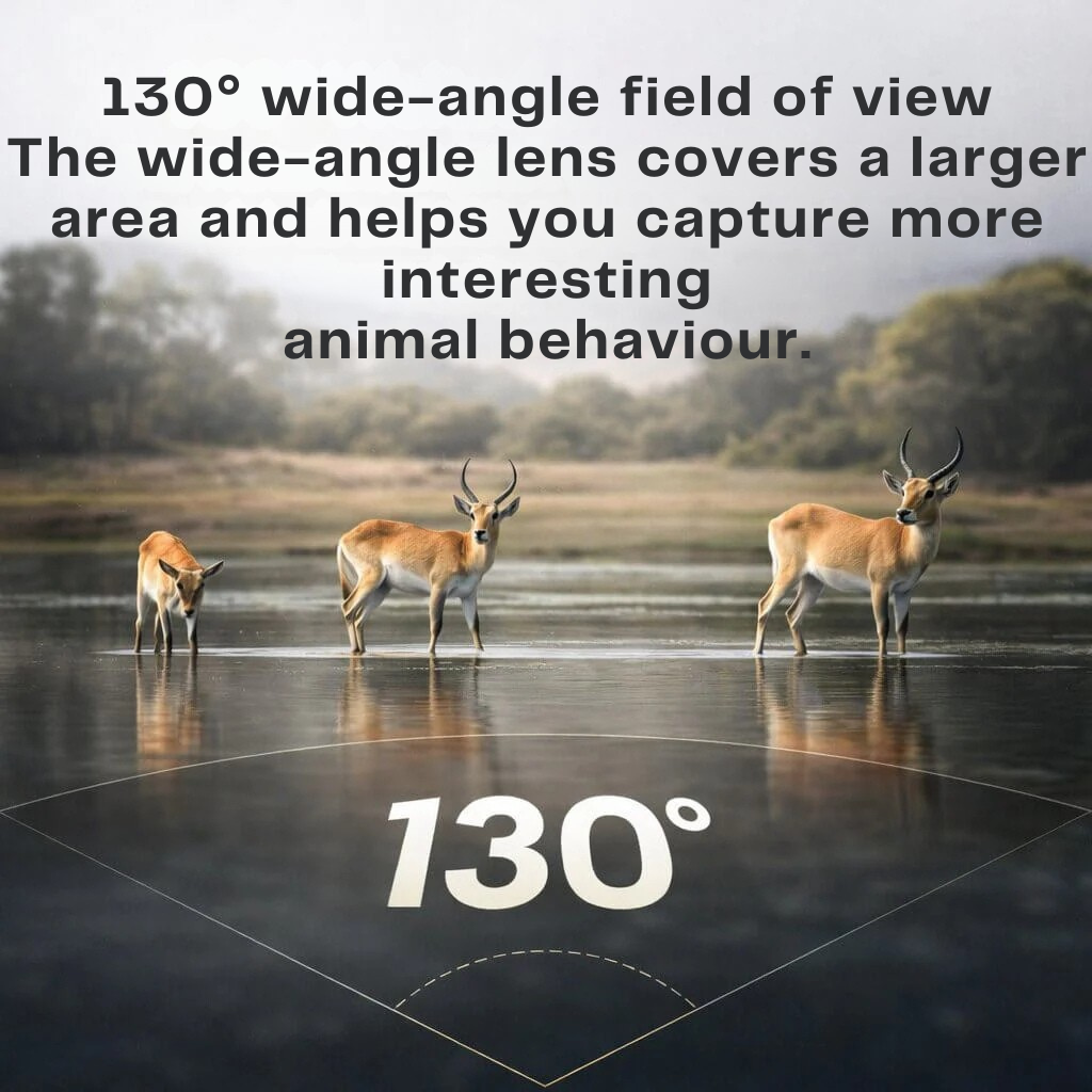 Night Vision Wildlife Camera with Motion Detection | Weatherproof Design | Forest Guardian
