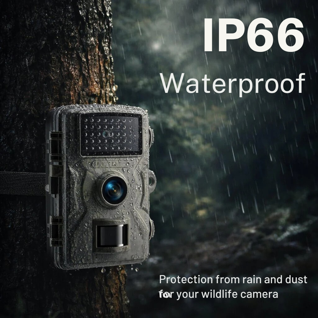 Night Vision Wildlife Camera with Motion Detection | Weatherproof Design | Forest Guardian
