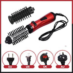 Rotating Ionic Hair Brush and Dryer-Curling Iron
