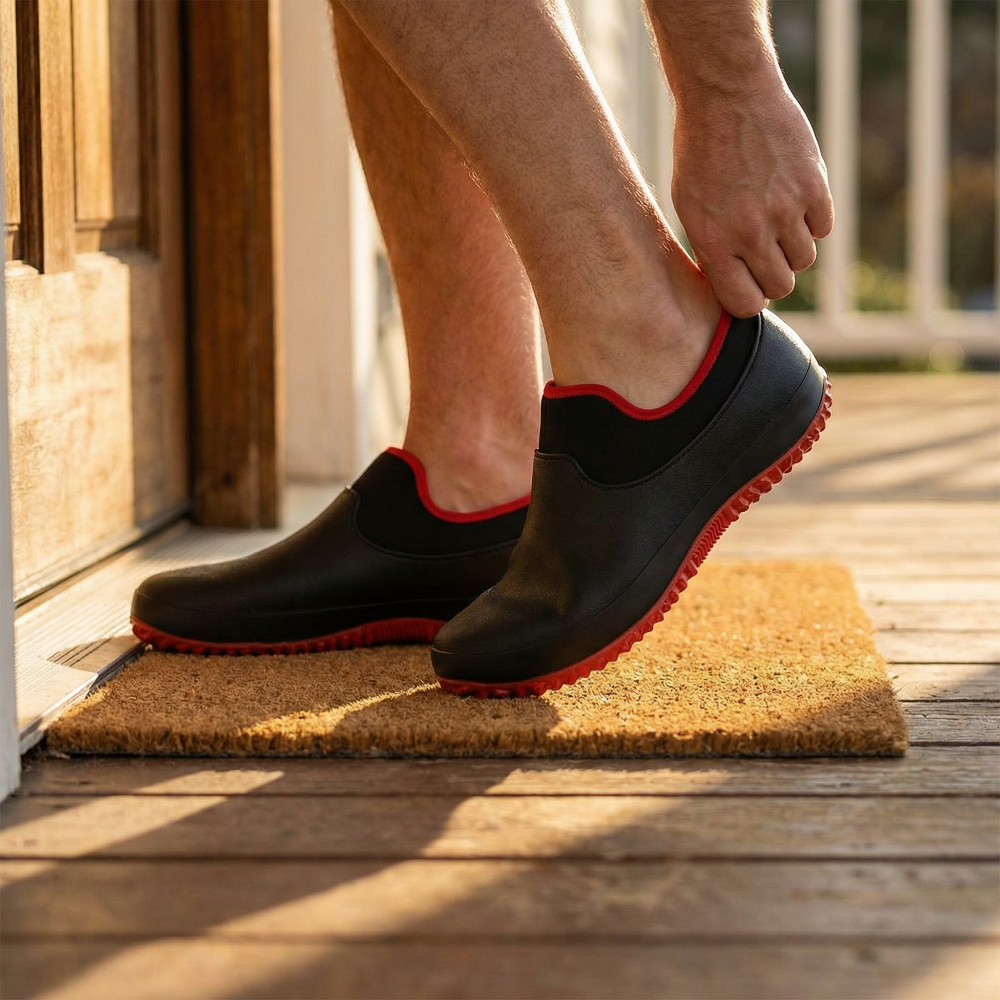 Unisex Waterproof Slip-On Work Footwear