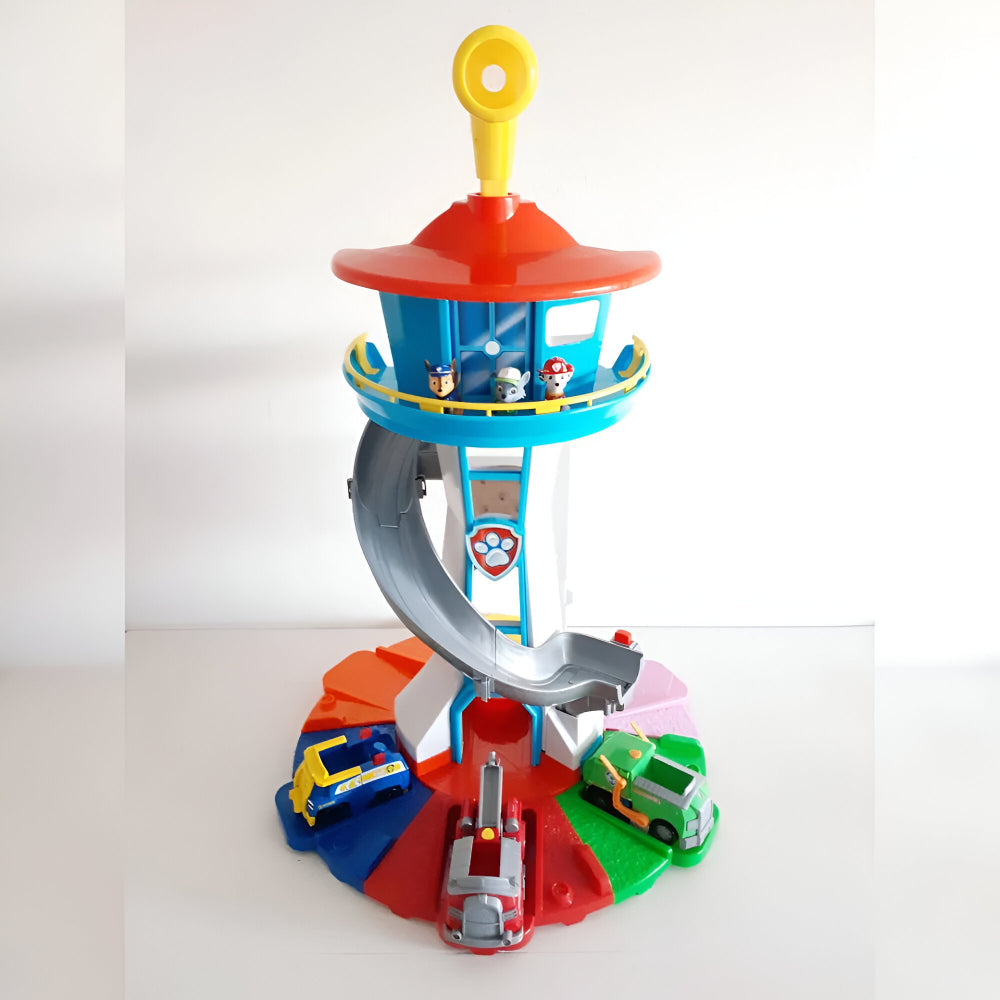 Kids' Tower Slide Car Playset