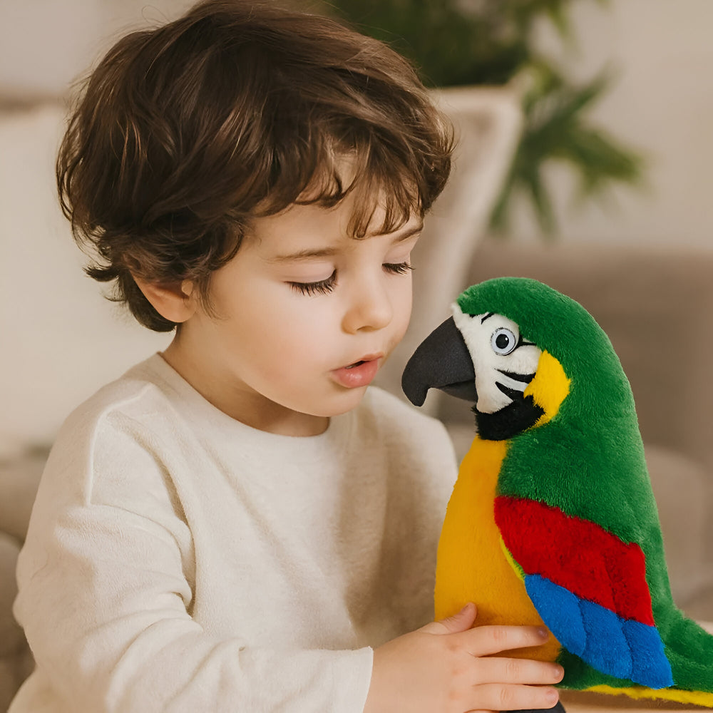 Interactive Talking Plush Parrot Educational Toy for Children