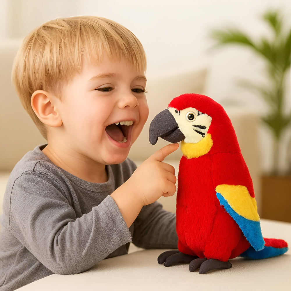 Interactive Talking Plush Parrot Educational Toy for Children