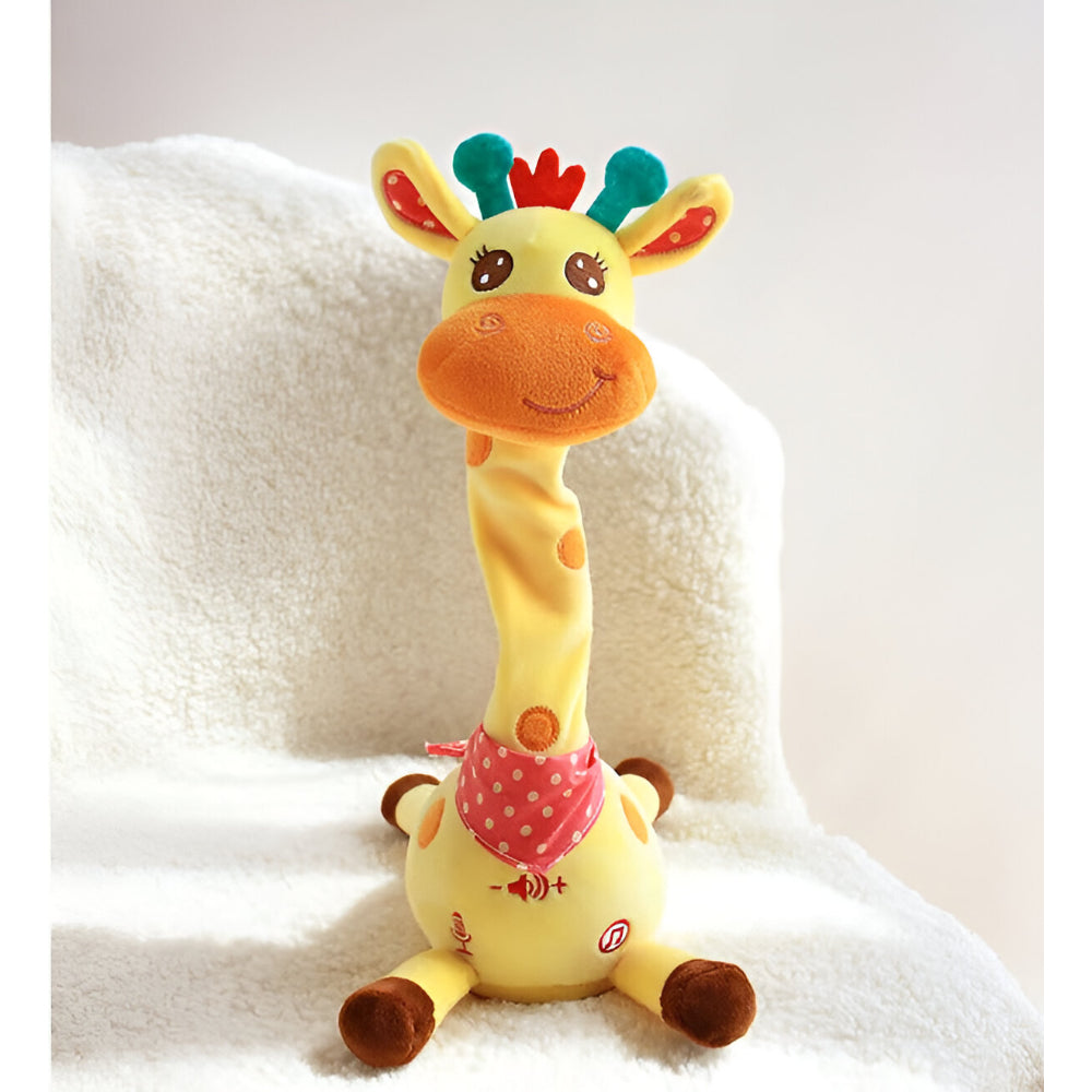 Interactive Plush Talking and Dancing Giraffe Toy for Children