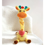 Interactive Plush Talking and Dancing Giraffe Toy for Children