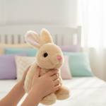 Interactive Plush Rabbit Toy with Movements and Sounds for Kids