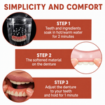 Dental Prosthesis | Soft Silicone Cushion | Non-Slip Fit Without Pressure Points