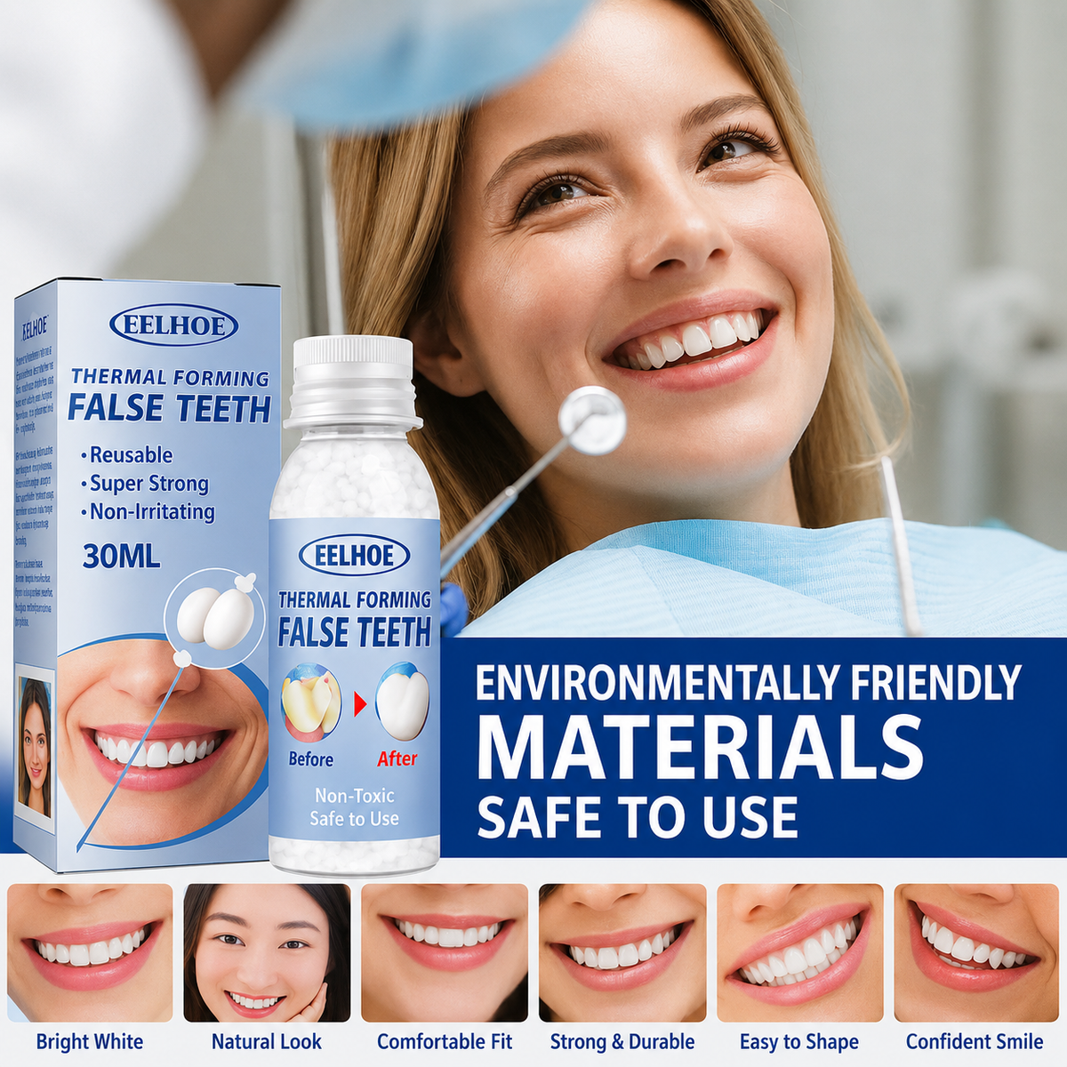 Dental Care | Tooth Repair Kit | Instant Tooth Gap Filling