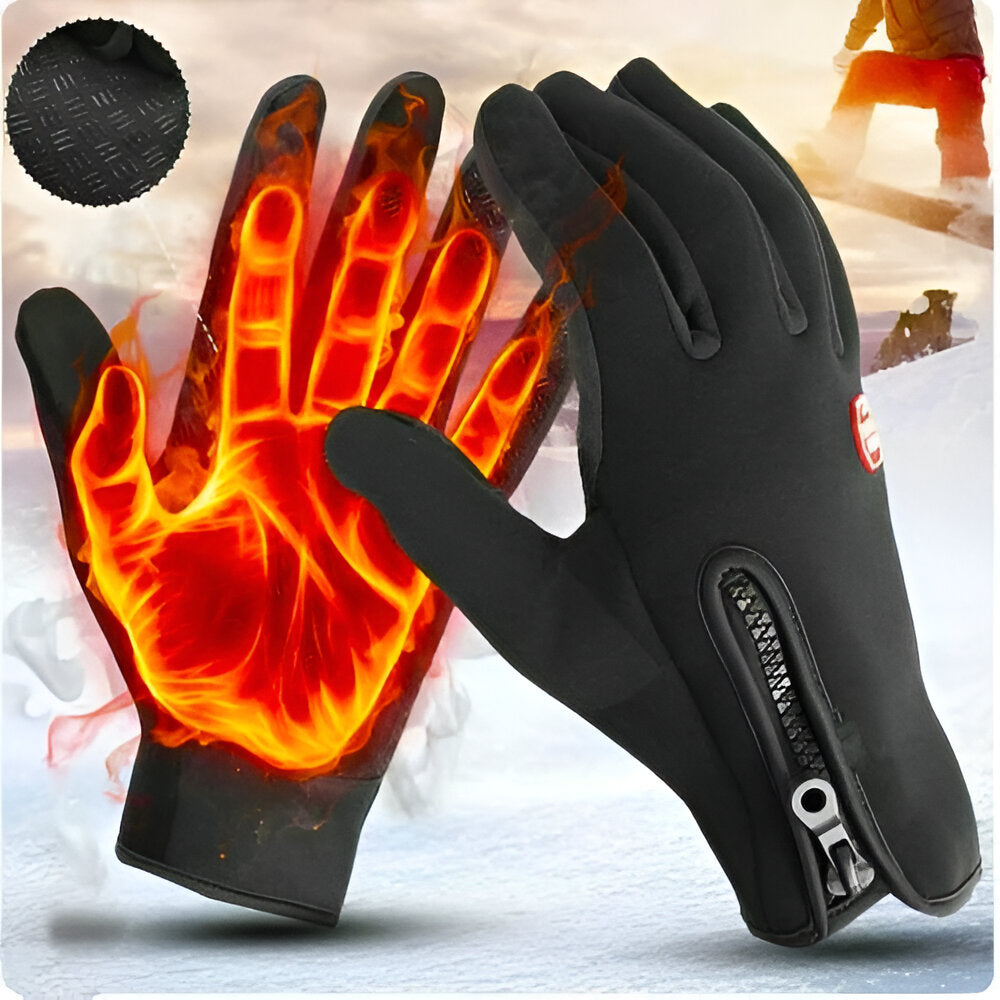 Insulated Waterproof Non-Slip Grip Gloves for Winter