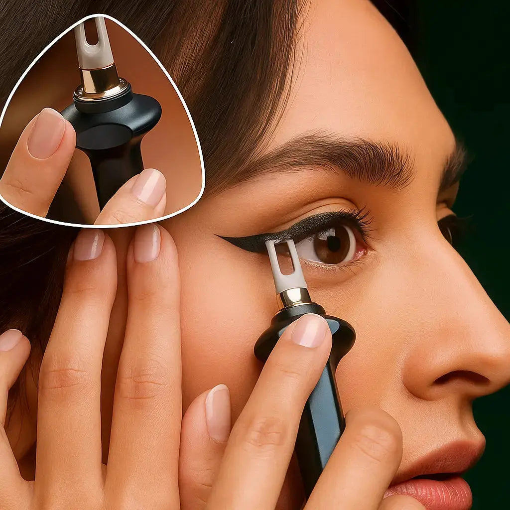 Ergonomic Eyeliner Set with Waterproof Gel