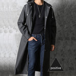 Unisex Long Waterproof Raincoat for Outdoor Adventures