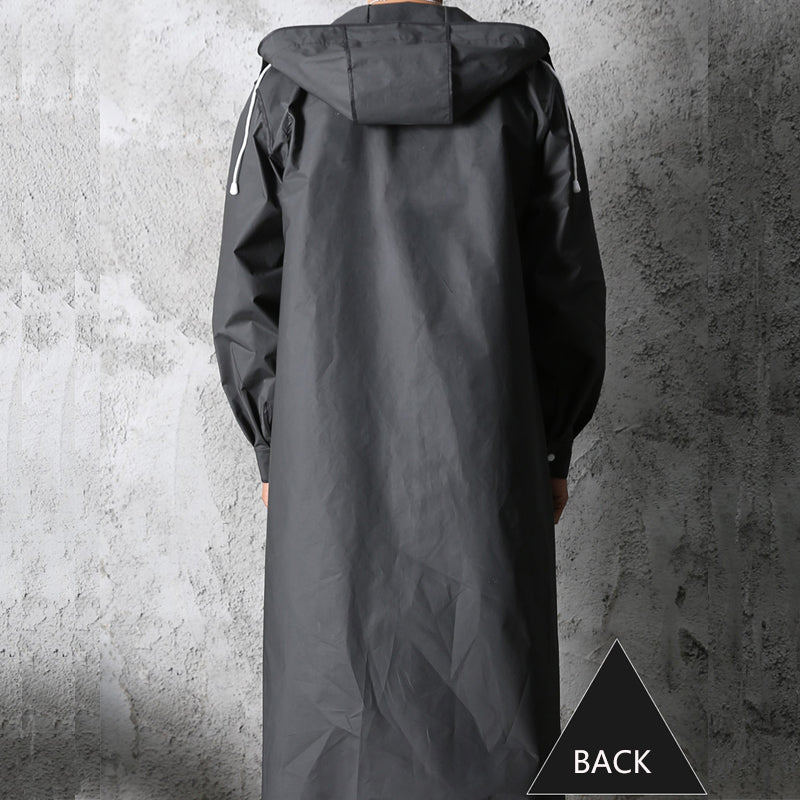 Unisex Long Waterproof Raincoat for Outdoor Adventures
