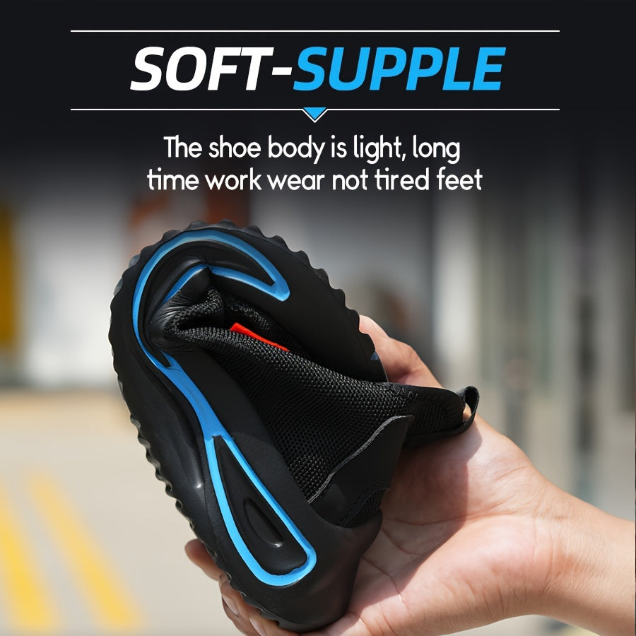 Men's Lightweight Breathable Safety Shoes with Steel Toe Protection