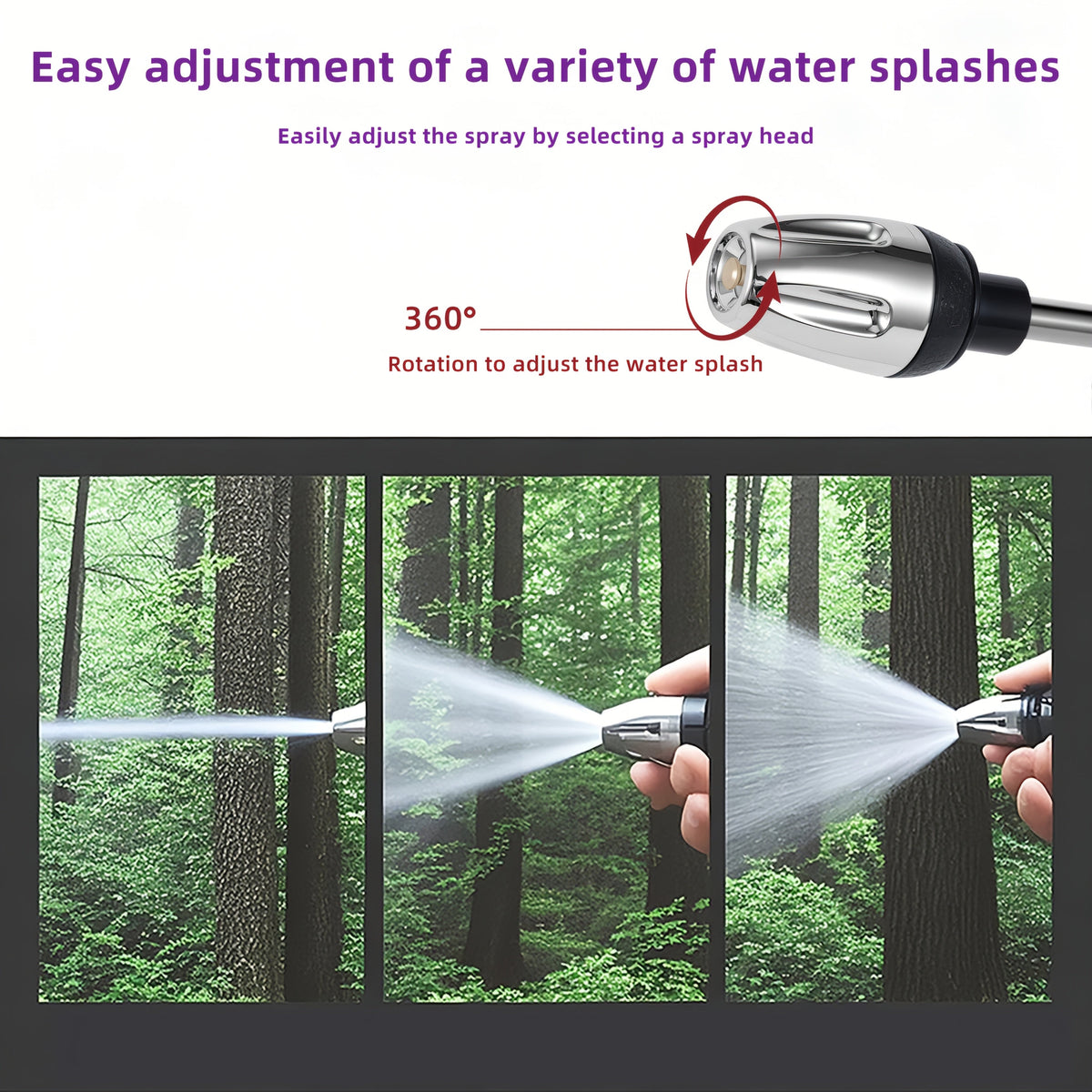 High-Pressure Garden and Car Wash Spray Gun
