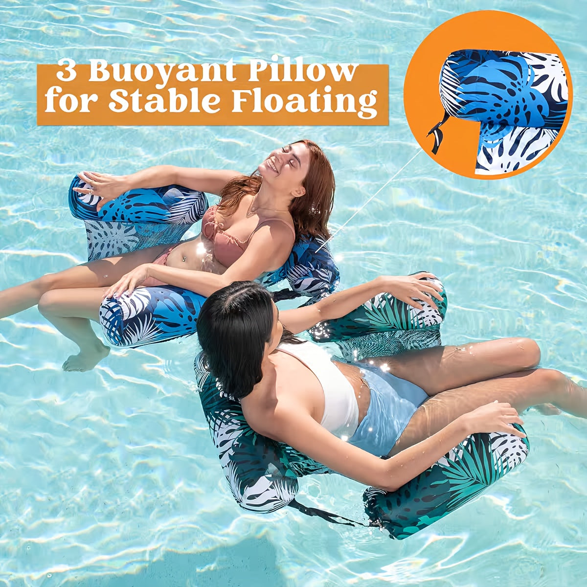 Inflatable Swim Lounge – Sturdy and Comfortable Water Hammock