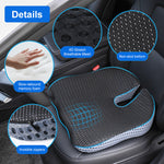 Ergonomic Triangular Car Seat Cushion – Memory Foam Comfort