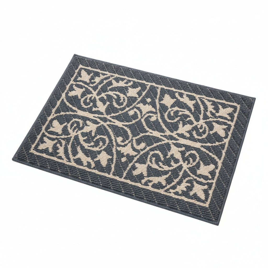Low Profile Indoor Mat Entryway Rug Non-Slip - 1 Piece