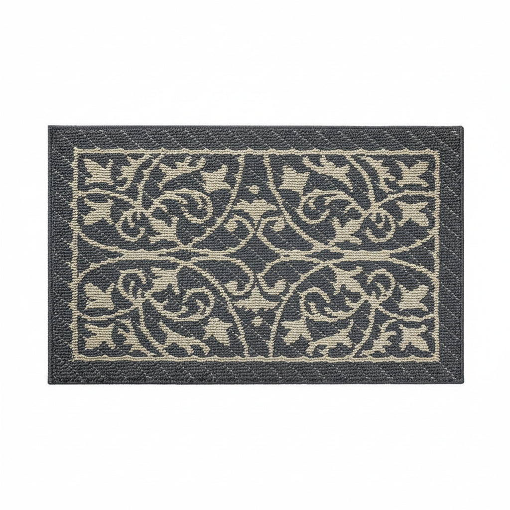 Low Profile Indoor Mat Entryway Rug Non-Slip - 1 Piece
