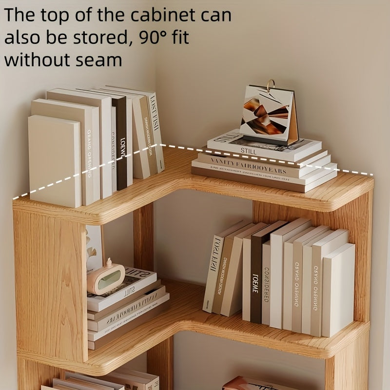 Solid Wood Corner Cabinet – Compact and Practical
