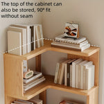 Solid Wood Corner Cabinet – Compact and Practical