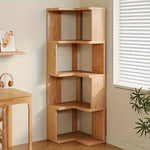 Solid Wood Corner Cabinet – Compact and Practical