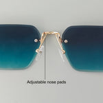 Stylish Rimless Square Glasses for Men – A Perfect Blend of Elegance and Comfort