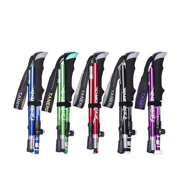 Adjustable Collapsible Trekking Poles | Lightweight and Durable for Outdoor Adventures