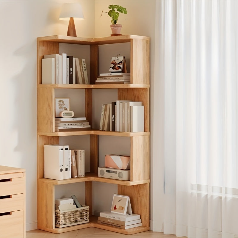 Solid Wood Corner Cabinet – Compact and Practical