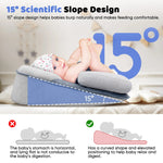 Elevated Anti-Reflux Lounger for Newborns and Infants