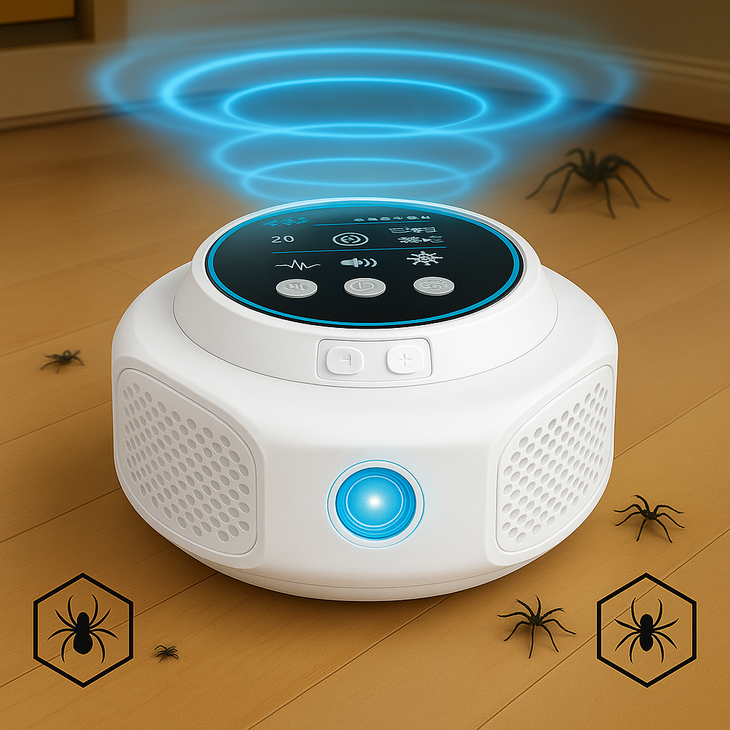 Plug-In Ultrasonic Spider Repeller, Chemical-Free