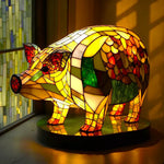 Unique Stained Glass Animal Lamp for Distinctive Home Decor