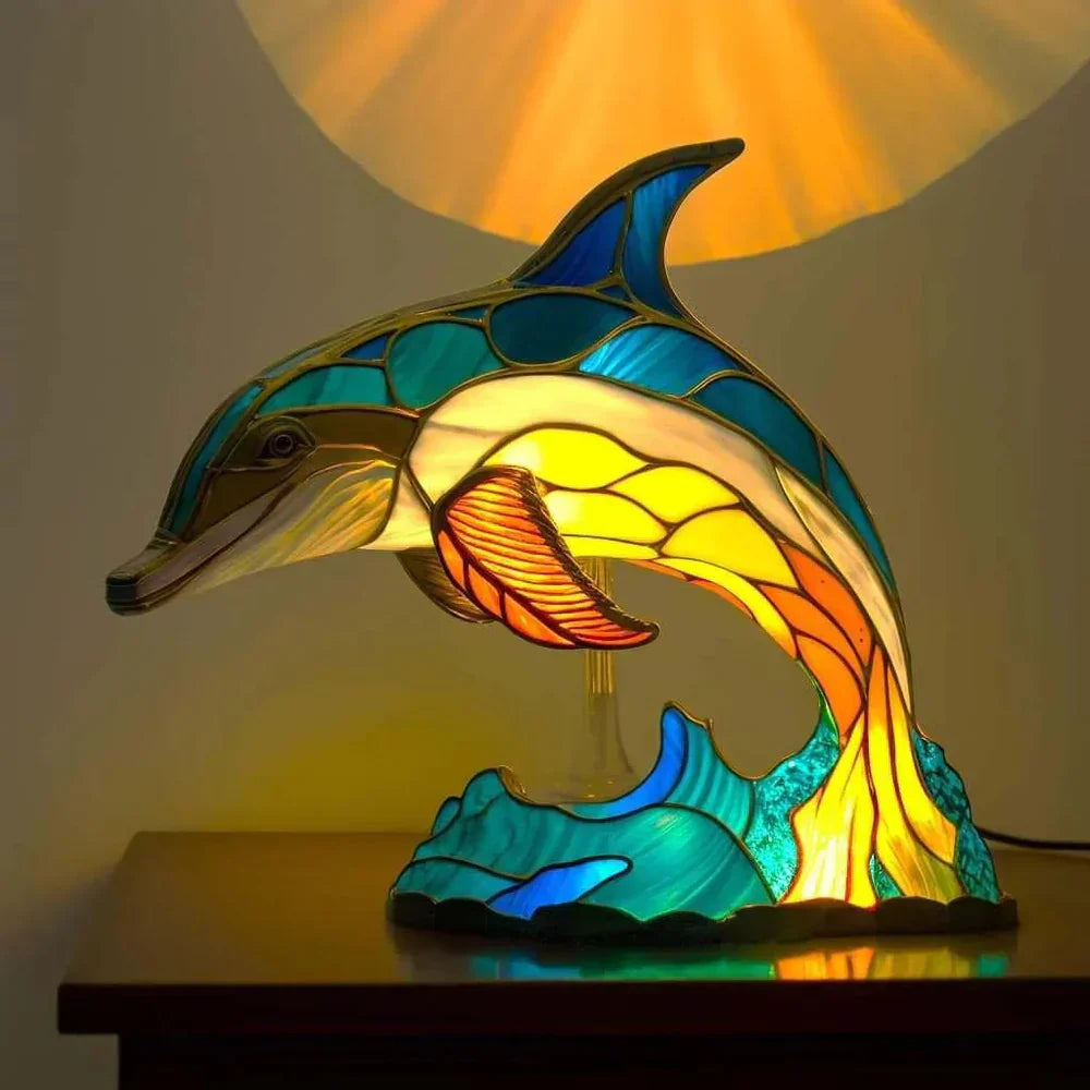 Unique Stained Glass Animal Lamp for Distinctive Home Decor