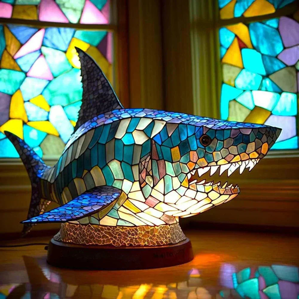 Unique Stained Glass Animal Lamp for Distinctive Home Decor