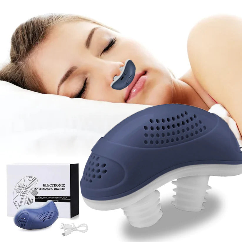 Compact Micro CPAP Sleep Apnea Device – Anti-Snoring Solution for Improved Sleep