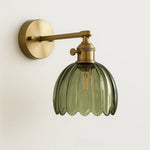Retro Wall Lamp with Tulip Glass Shade | Vintage Style