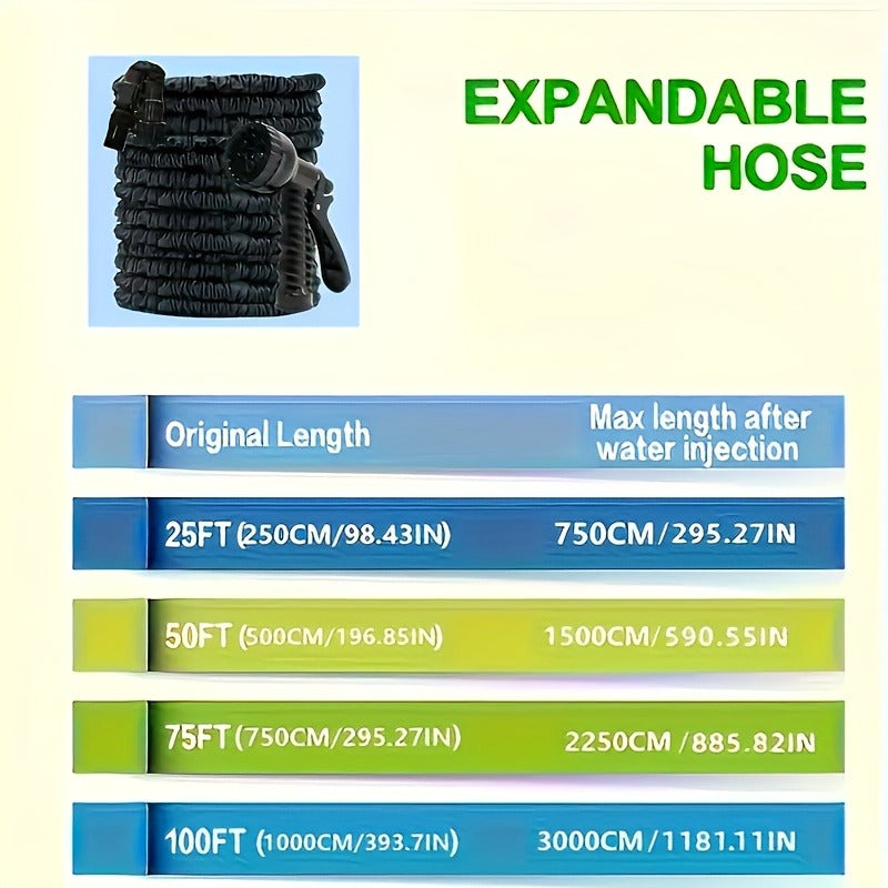 High-Pressure Garden Hose with Nozzle
