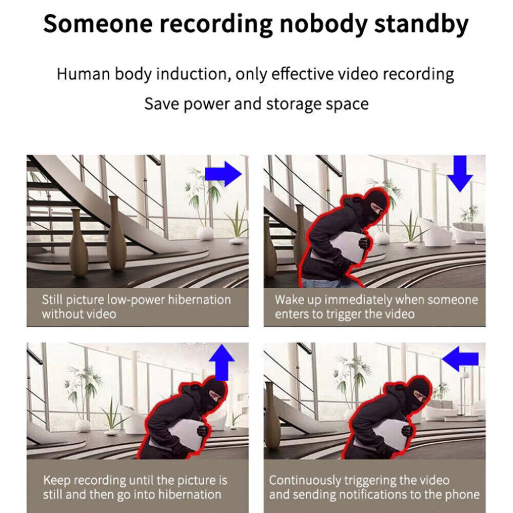 Compact WiFi Camera with 1080P HD and Motion Detection