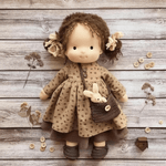 Handmade Cotton Waldorf Doll for Creative Play