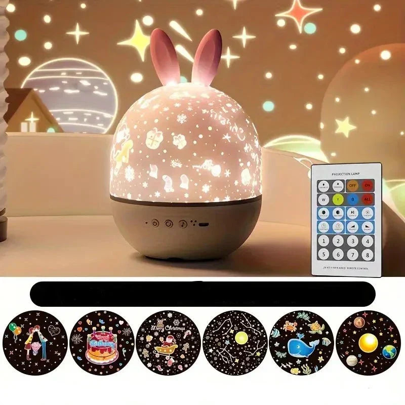 Star Projector - Enchanting Starry Sky & Relaxing Music